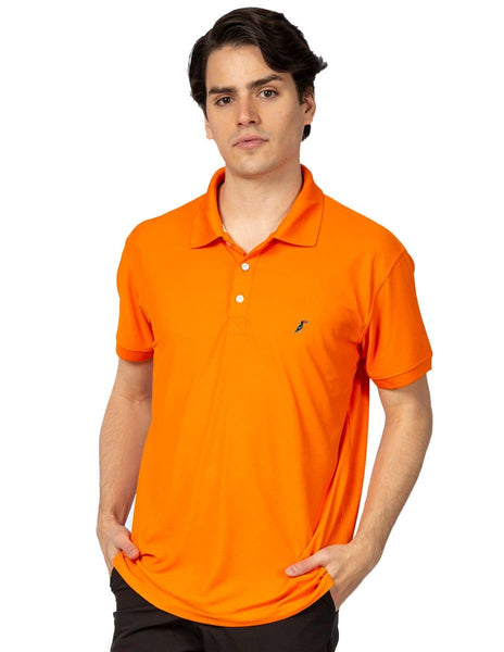 Playera Hombre SPORT POLO Naranja