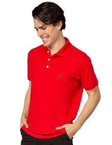 Playera Hombre SPORT POLO Rojo