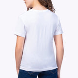 Playera Infantil Cuello Redondo AIR KID Blanco