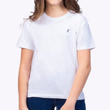 Playera Infantil Cuello Redondo AIR KID Blanco