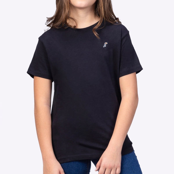 Playera Infantil Cuello Redondo AIR KID Negro