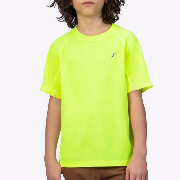 Playera Infantil SPORT AIR KID Amarillo Fluor