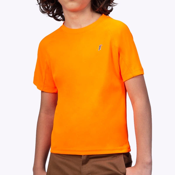 Playera Infantil SPORT AIR KID Naranja Fluor