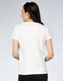 Playera Mujer Cuello Redondo AIR Blanco