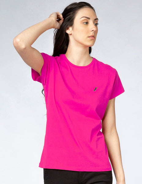 Playera Mujer Cuello Redondo AIR Fucsia