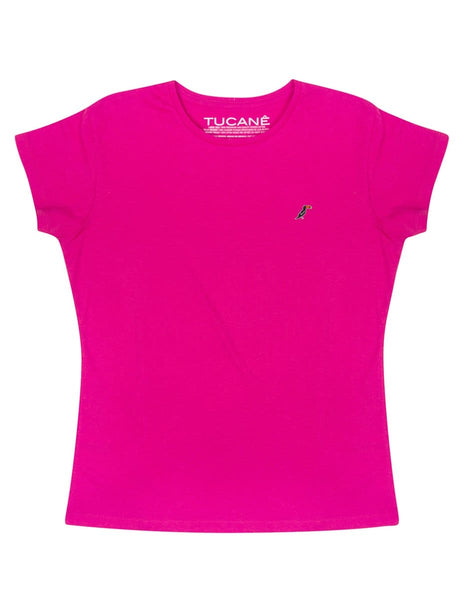 Playera Mujer Cuello Redondo AIR Fucsia