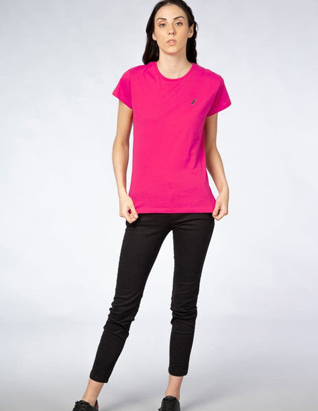 Playera Mujer Cuello Redondo AIR Fucsia