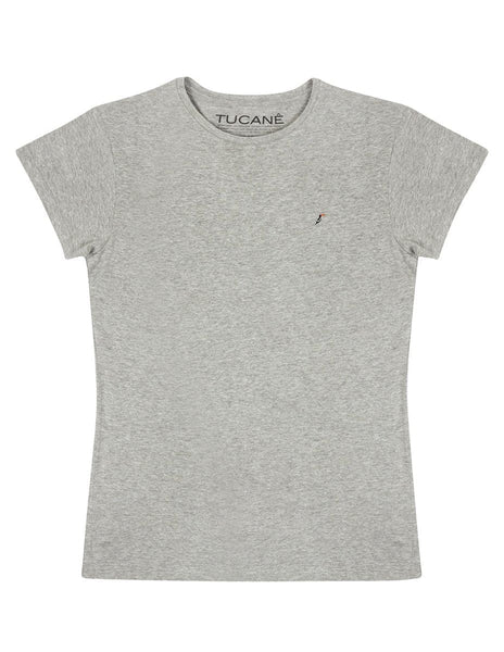 Playera Mujer Cuello Redondo AIR Gris