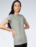 Playera Mujer Cuello Redondo AIR Gris