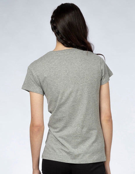 Playera Mujer Cuello Redondo AIR Gris