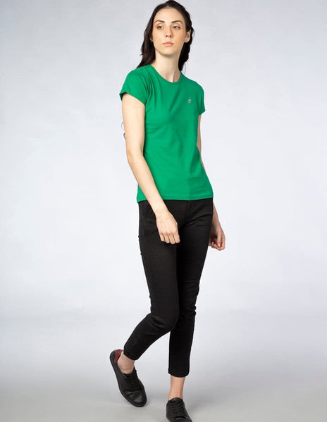 Playera Mujer Cuello Redondo AIR Jade