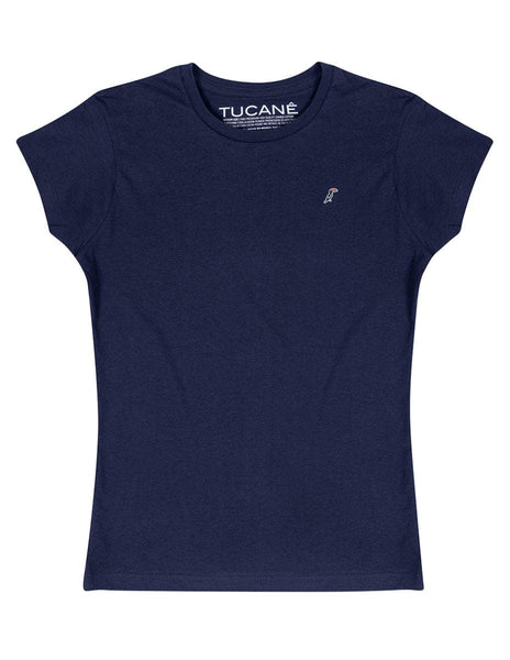 Playera Mujer Cuello Redondo AIR Marino