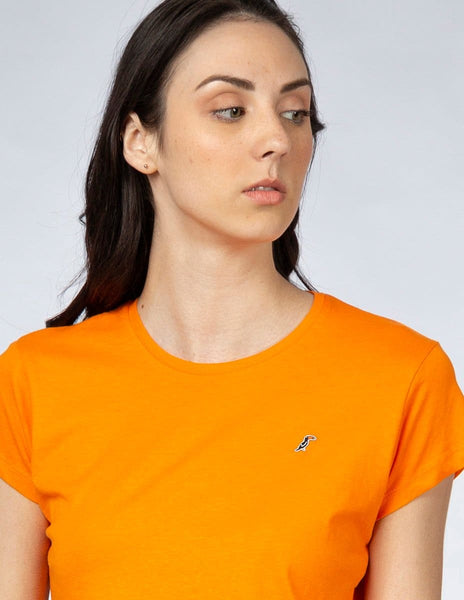 Playera Mujer Cuello Redondo AIR Naranja