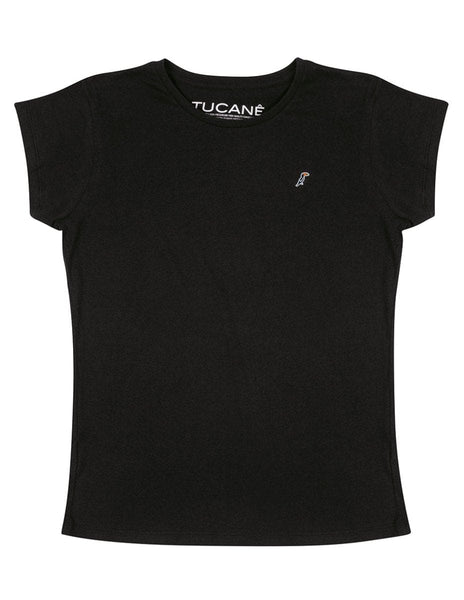 Playera Mujer Cuello Redondo AIR Negro