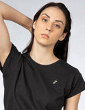 Playera Mujer Cuello Redondo AIR Negro