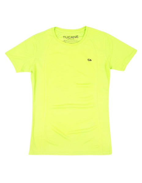 Playera Mujer Cuello Redondo SPORT AIR Amarillo