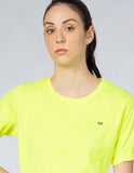 Playera Mujer Cuello Redondo SPORT AIR Amarillo