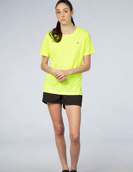 Playera Mujer Cuello Redondo SPORT AIR Amarillo