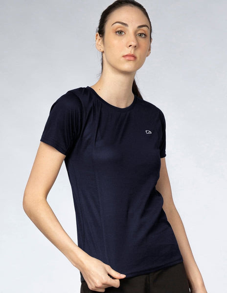 Playera Mujer Cuello Redondo SPORT AIR Marino