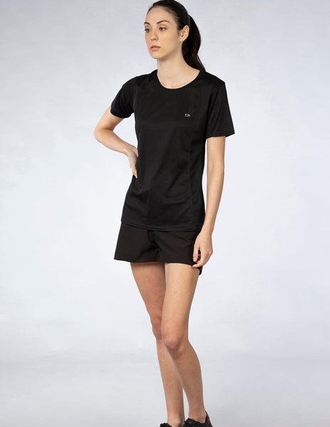 Playera Mujer Cuello Redondo SPORT AIR Negro