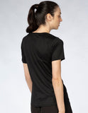 Playera Mujer Cuello Redondo SPORT AIR Negro