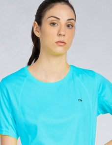 Playera Mujer Cuello Redondo SPORT AIR Turquesa