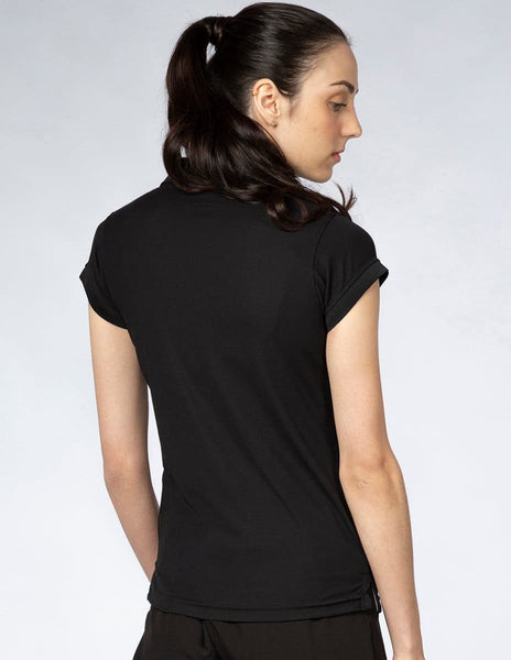 Playera Mujer SPORT POLO Negro