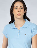 Playera Polo Mujer MAGIC ORIGINAL Cielo