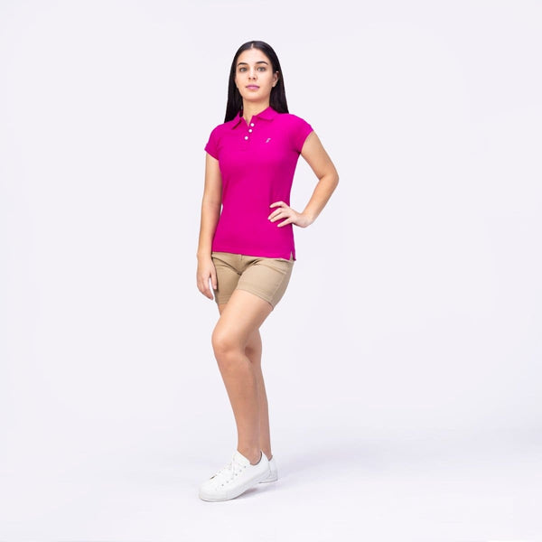 Playera Polo Mujer MAGIC ORIGINAL Fucsia