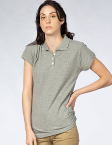 Playera Polo Mujer MAGIC ORIGINAL Gris