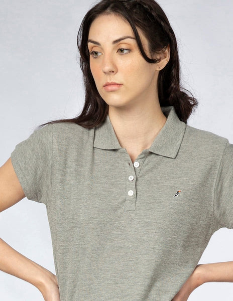 Playera Polo Mujer MAGIC ORIGINAL Gris