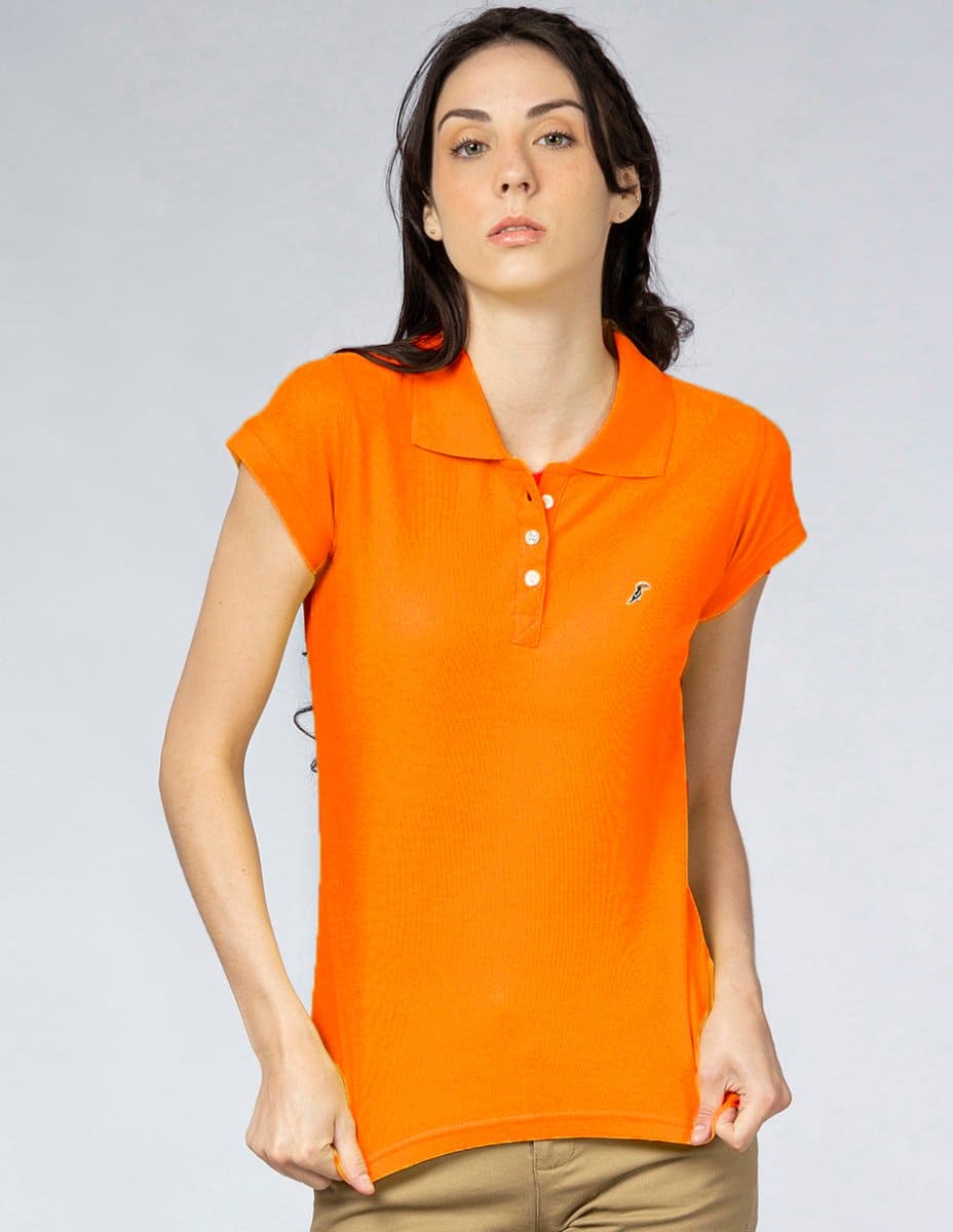 Playera Polo Mujer MAGIC ORIGINAL Naranja