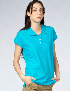 Playera Polo Mujer MAGIC ORIGINAL Turquesa