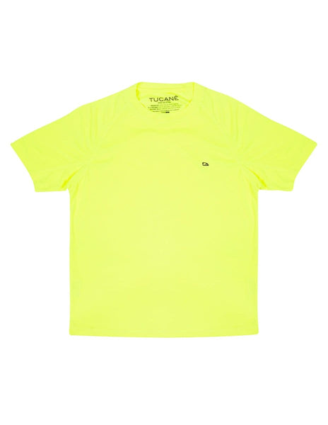 PLAYERA HOMBRE CUELLO REDONDO SPORT AIR AMARILLO