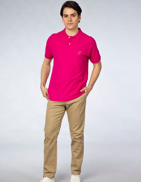 Polo Hombre MAGIC ORIGINAL Fucsia