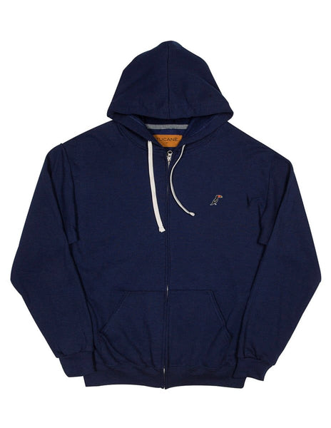 Sudadera con Cierre y Gorro ZIPPER HOODIE Marino