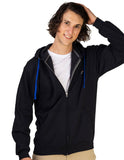 Sudadera con Cierre y Gorro ZIPPER HOODIE Negro