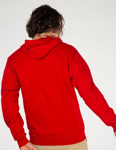 Sudadera con Cierre y Gorro ZIPPER HOODIE Rojo