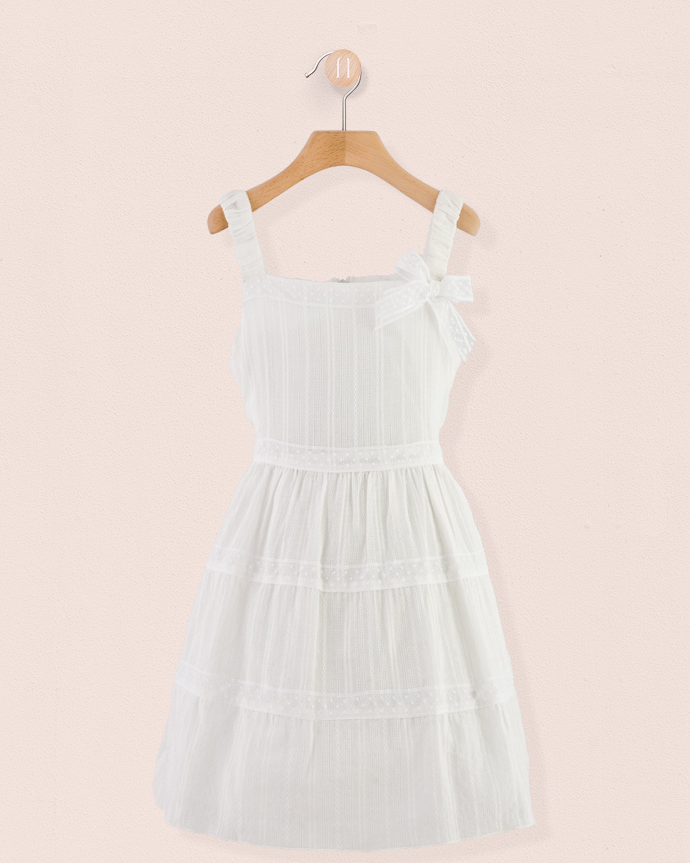 Isabelle White Lace Dress
