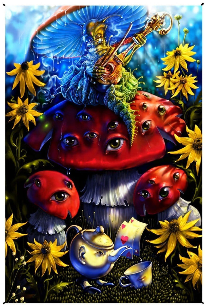 Alice in Wonderland - Caterpillar Hookah - Small Tapestry – TrippyStore