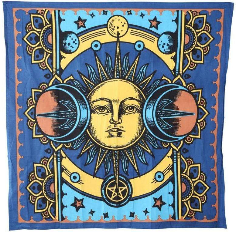 Celestial Sun and Moon - Small Tapestry – TrippyStore