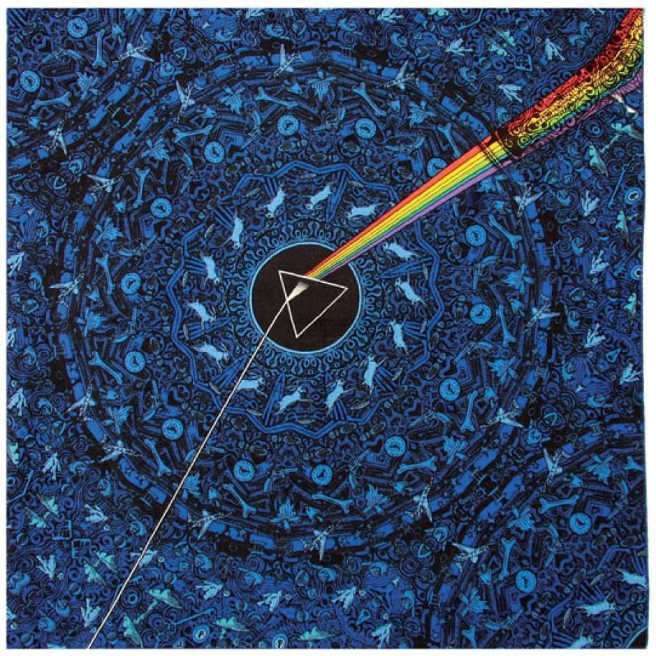 Pink Floyd - Dark Side of the Moon Lyrics - Blue - Small Tapestry