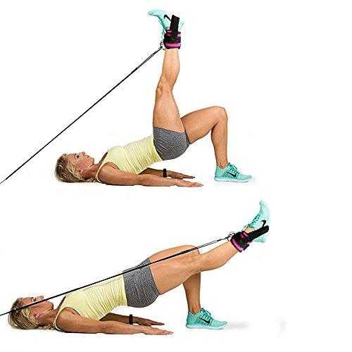 ankle strap gym workout
