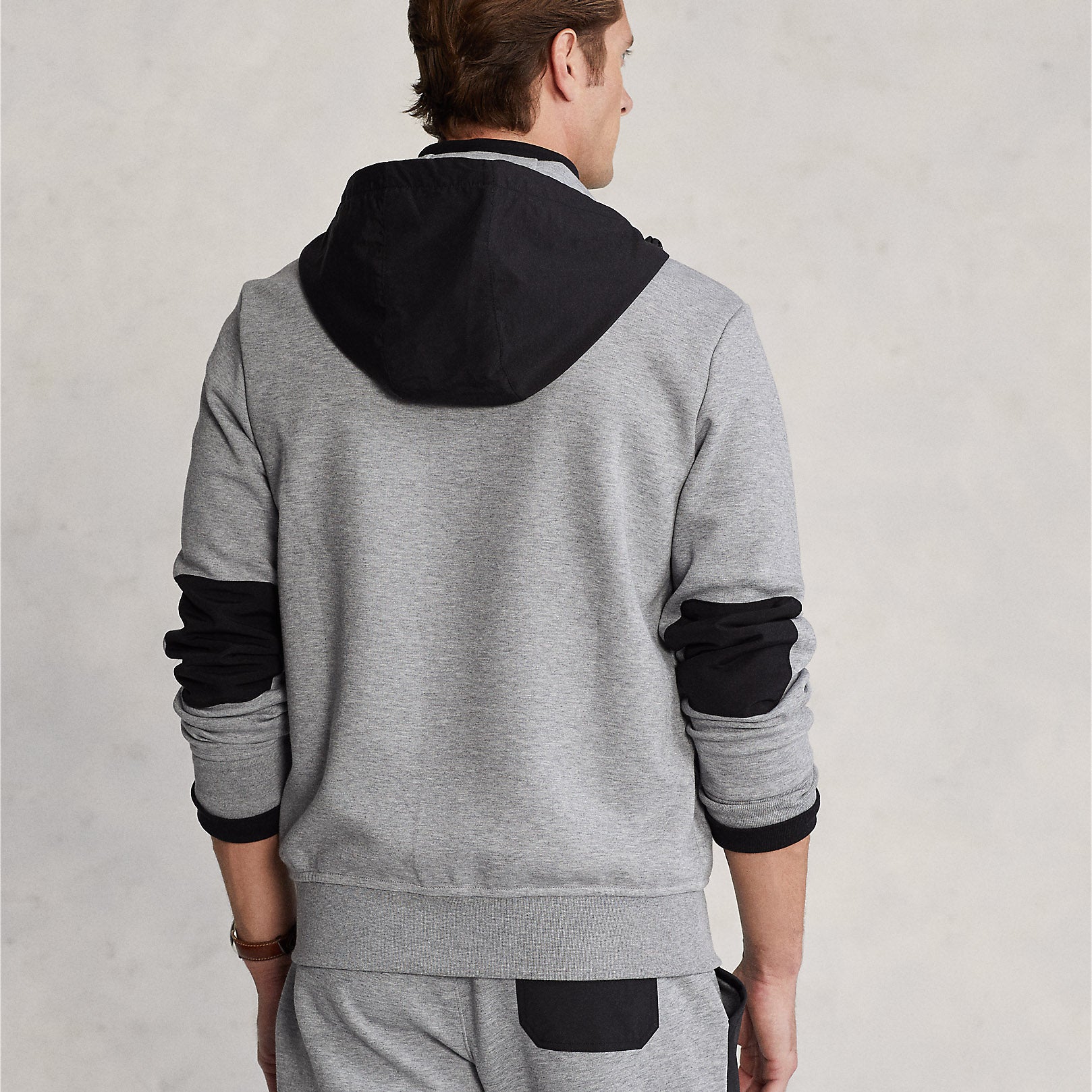 Polo Ralph Lauren - Hybrid Water Repellent Hoodie in Grey | Nigel Clare