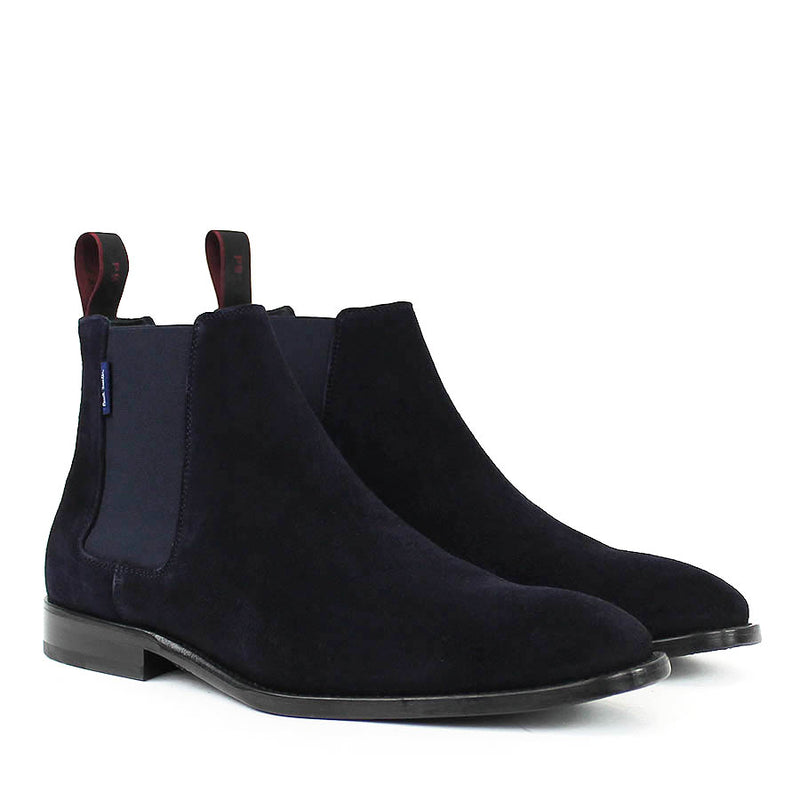PS Smith - Gerald Suede Chelsea in Navy | Clare