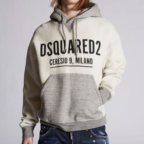 DSQUARED2 - D2 Milano Hoodie in Black | Nigel Clare