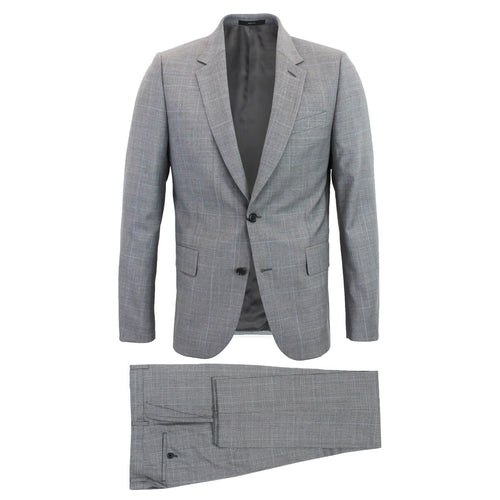 Paul Smith - Soho Tailored Fit Loro Piana Navy/Brown Check Suit