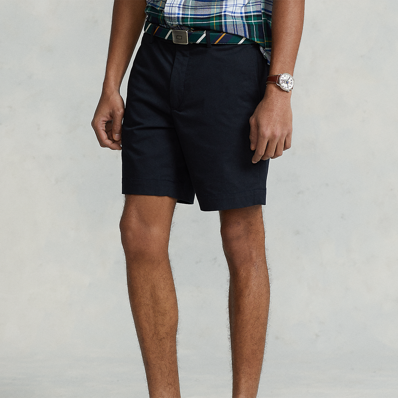Polo Ralph Lauren - Stretch Straight Fit Shorts in Navy | Nigel Clare