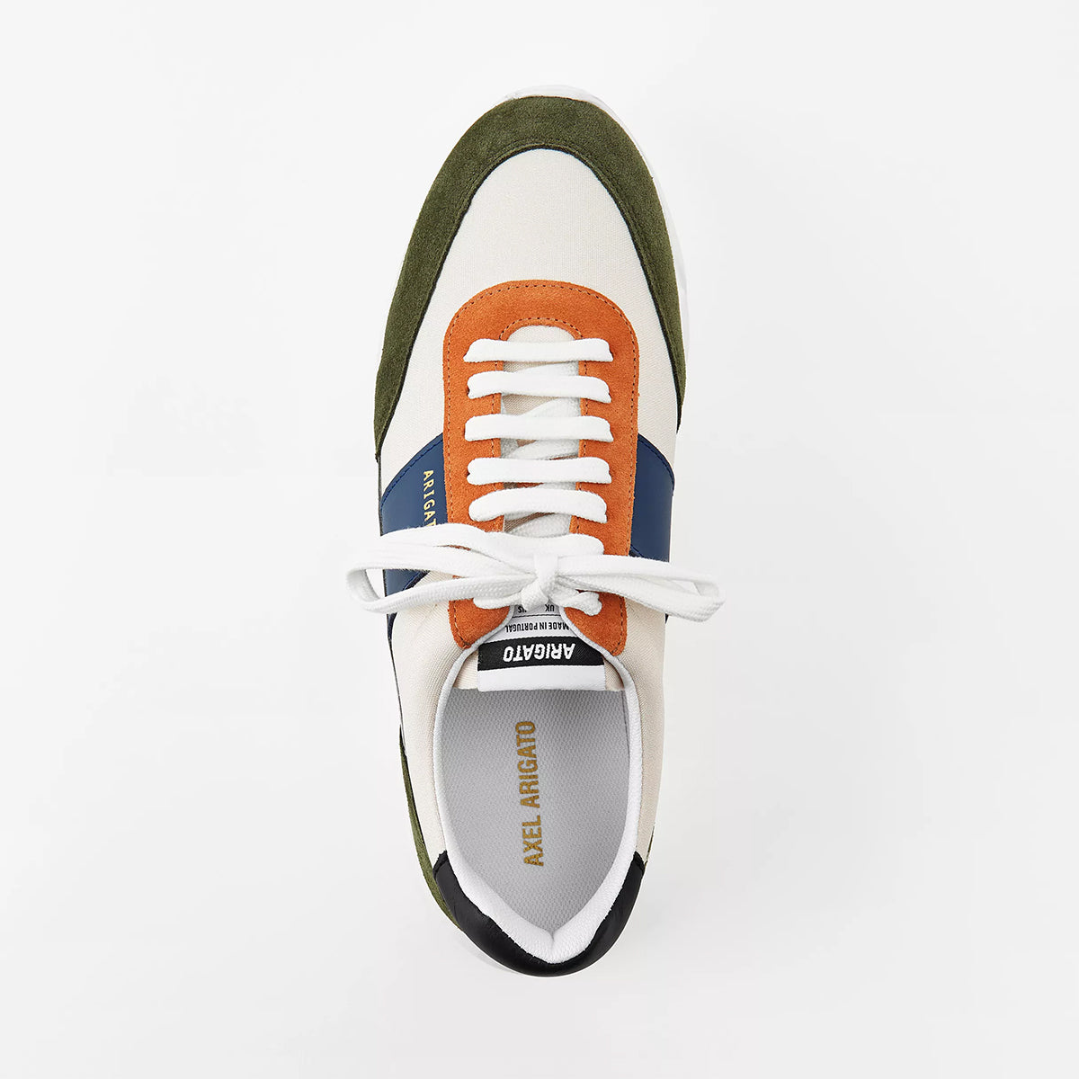 Axel Arigato - Genesis Vintage Runner Trainers in Cremino/Green | Nigel ...