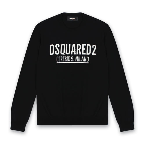 DSQUARED2 - D2 Milano Hoodie in Black | Nigel Clare